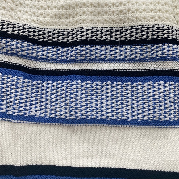 Bebe blue black and white midi skirt size s - Picture 4 of 6